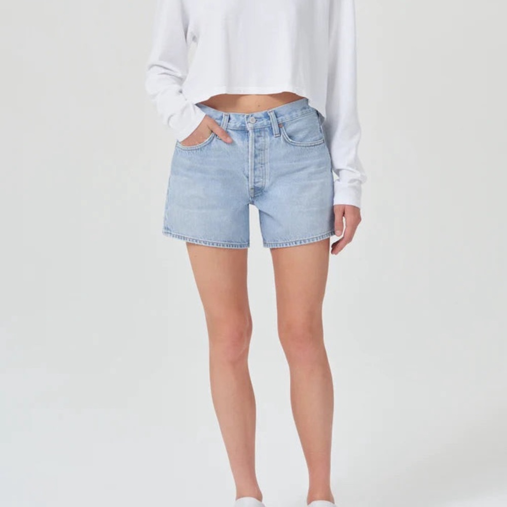 AGOLDE Parker Long Denim Short - 30